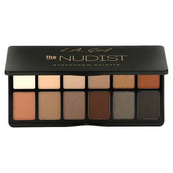 L.A. Girl, The Nudist Eyeshadow Palette, 0.035 oz Pack of 3