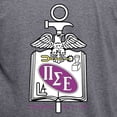 thumbnail image 3 of CafePress - Pi Sigma Epsilon Colored Crest T Shirt - Mens Tri-blend T-Shirt, 3 of 4