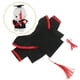 thumbnail image 5 of Conjunto de traje de graduación de oso de peluche hecho a mano con toga y certificado para la temporada de graduación, juguetes de peluche, accesorios de animales de peluche, 5 of 8