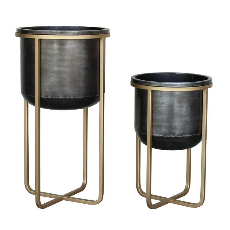 Aspire Home Accents Rizzy Mid Century Planters - Set of 2 Aspire Home Accents Rizzy Mid Century Planters - Set of 2