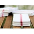thumbnail image 2 of AMOUR INFINI Herringbone Weave Kitchen Towels Cotton Set of 12 Kitchen Hand Towels 28x16 Inch Soft Super Absorbent Quick Dry Washable Red Dish Towels, 2 of 7