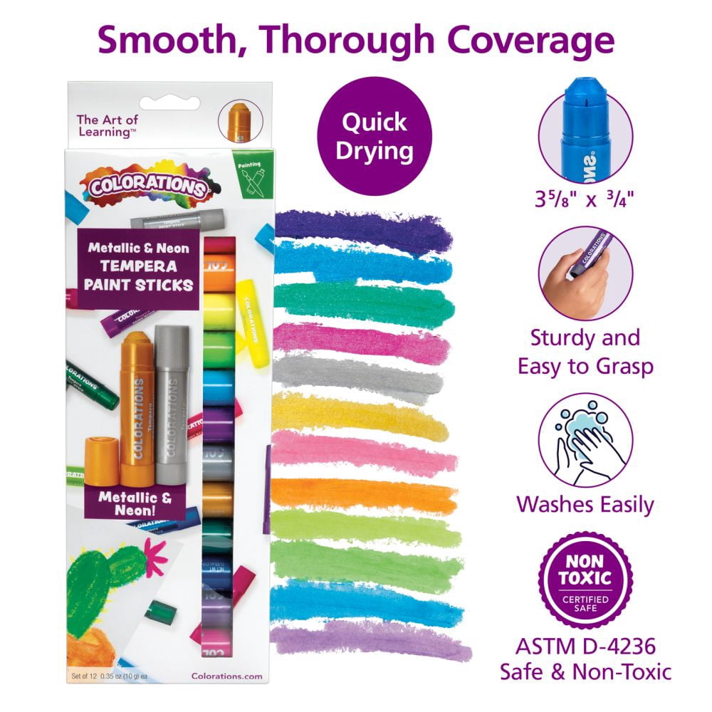 Colorations Tempera Sticks - Set of 42
