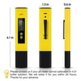 thumbnail image 2 of Amerteer Digital PH Meter Tester Kit, High Accuracy Pocket Size PH Meter for Water, Digital ph Test Pen with 0-14 PH Measurement Range for Household Drinking Water, Aquarium, Swimming Pools, 2 of 7