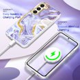 thumbnail image 3 of Luxury Case for Samsung Galaxy S23 Plus/S23+ IMD Pattern Slim Thin Full Body Protection Durable Shockproof Soft Case Support Wireless Charging,Butterfly, 3 of 7