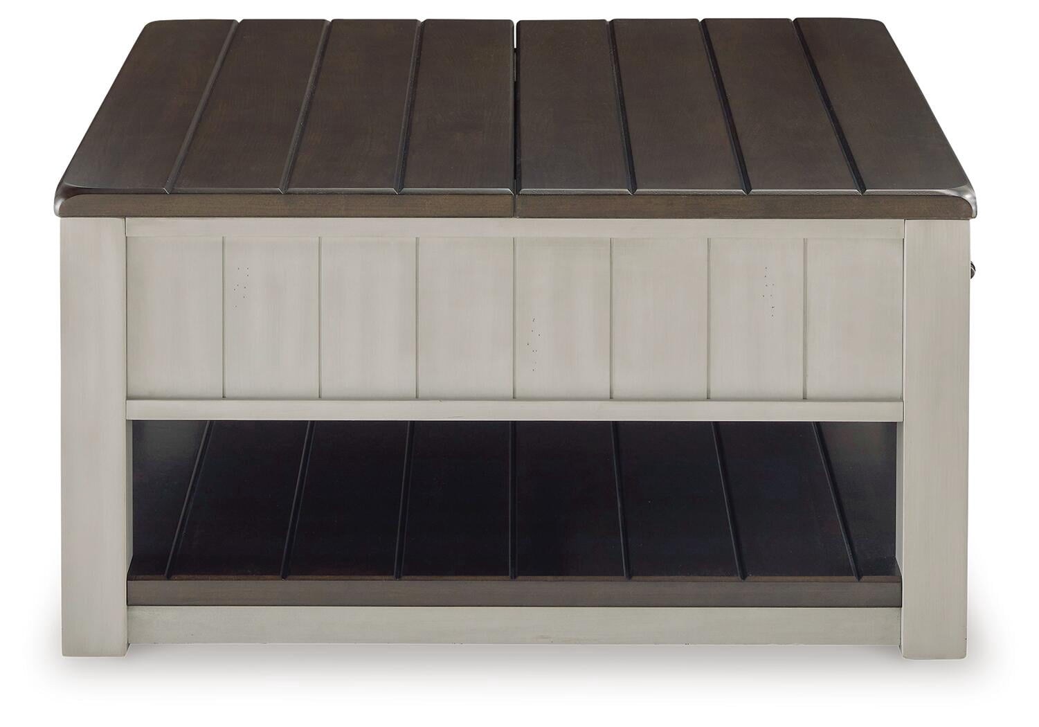 Signature Design by Ashley Darborn Lift-Top Coffee Table, Gray & Brown