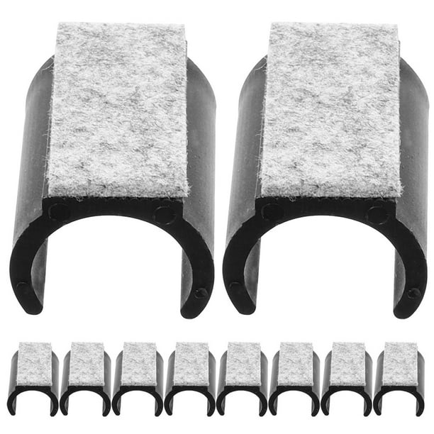 10 Uds. Almohadillas para muebles, gorros para patas de silla en forma de U, almohadillas de fieltro para muebles, protectores de suelo