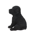 thumbnail image 2 of Décor de Jardin Statue d'Animal Noir Labrador Puppy, 2 of 4
