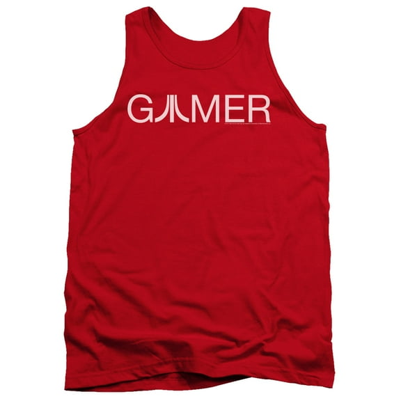 Atari Gamer Adult Tank Top Red