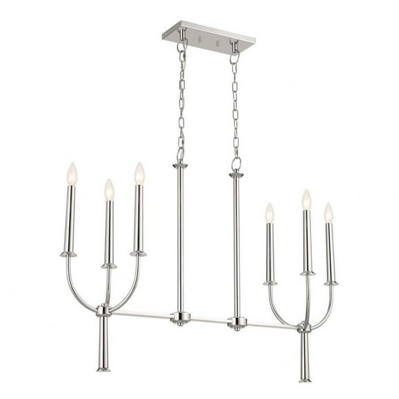 Kichler Lighting - Florence - 6 Light Chandelier In Traditional Style-28.5