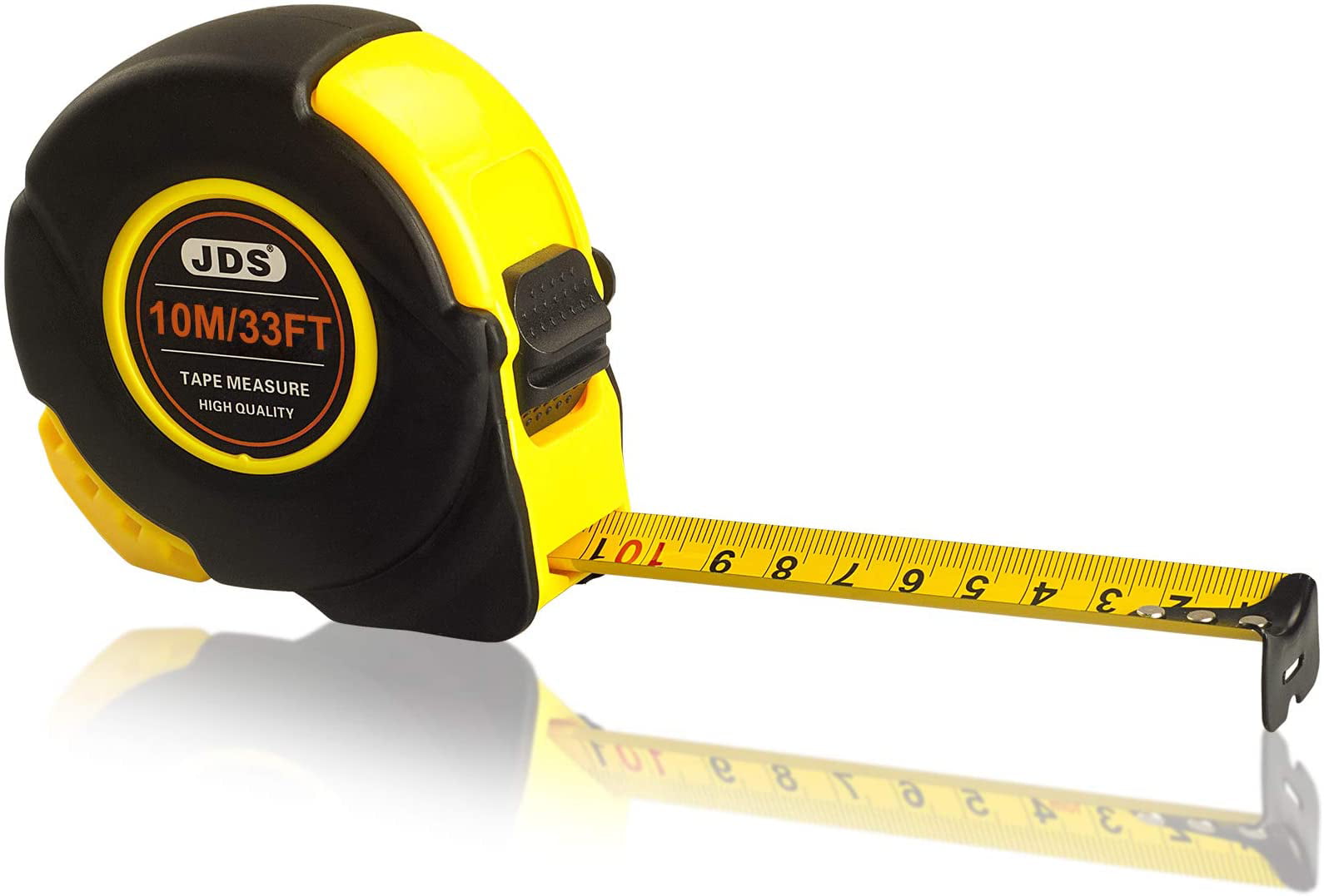 5 Meter Retractable Inch/Metric Tape Measure with Hand Strip & Belt Clip 