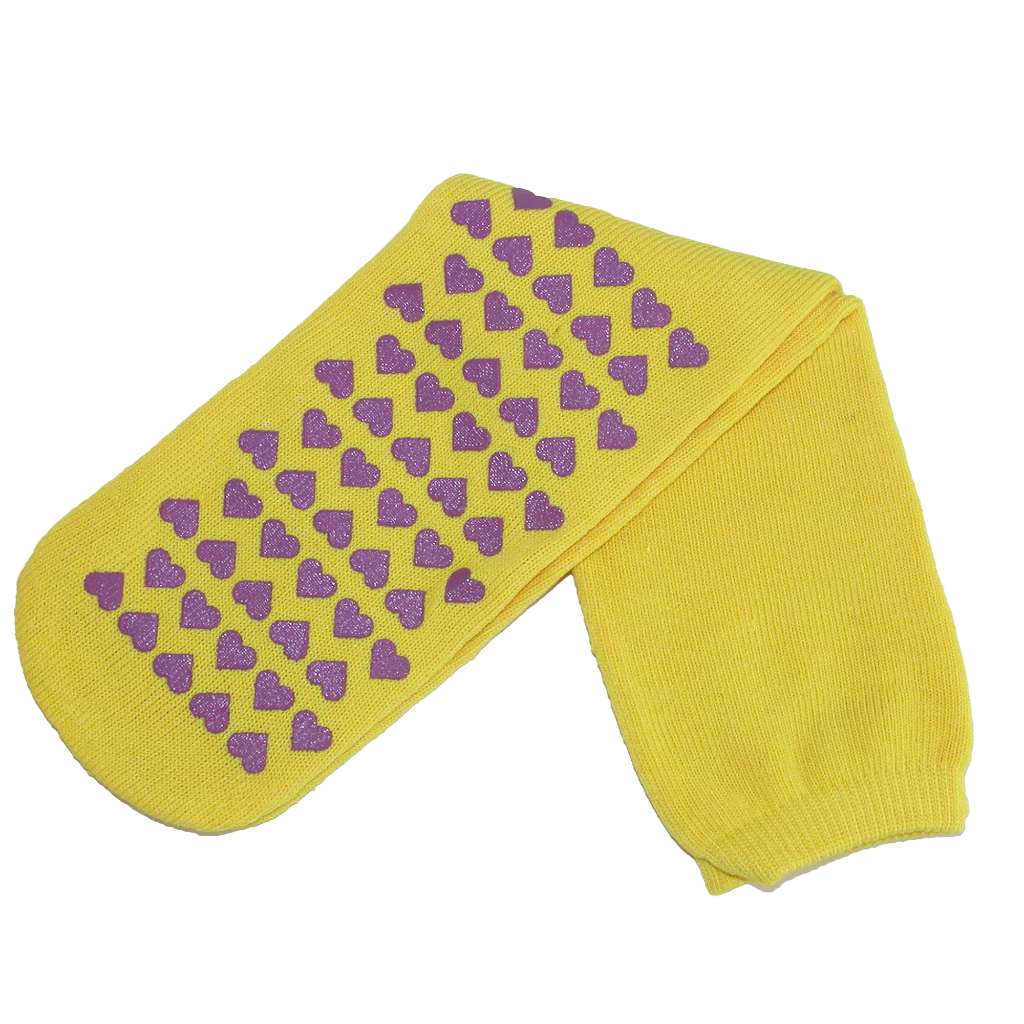 tru fit Girl's Non Skid Soles Slipper Socks (3 Pair Pack), Yellow Walmart Canada