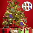 thumbnail image 4 of 6pcs Botones Decoración Decoraciones navideñas Almacenamiento Decoraciones colgantes Calcetines de Navidad Regalos, 4 of 9
