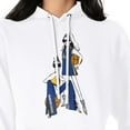 thumbnail image 3 of Women's G-III 4Her by Carl Banks White Golden State Warriors Basketball Girls Fleece Pullover Hoodie, 3 of 3