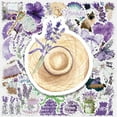thumbnail image 6 of 50Pcs Lavender Stickers Waterproof Vinyl Decals for Water Bottles Journals Laptops and Phone Case Decoration Floral DIY Art, 6 of 6