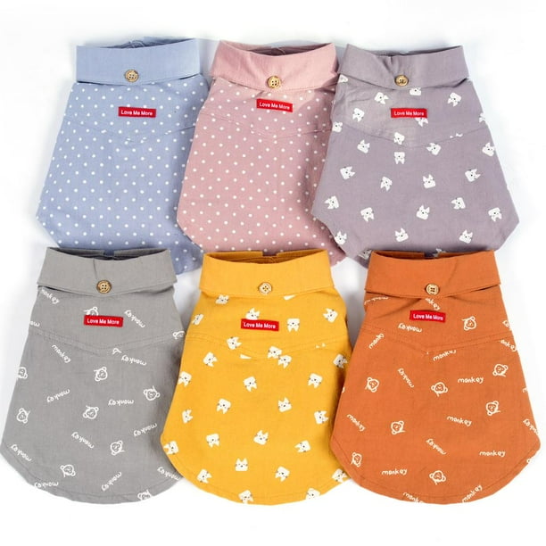 Tipo Formal De Dibujos Animados Mascota Ropa Chaleco Camiseta para