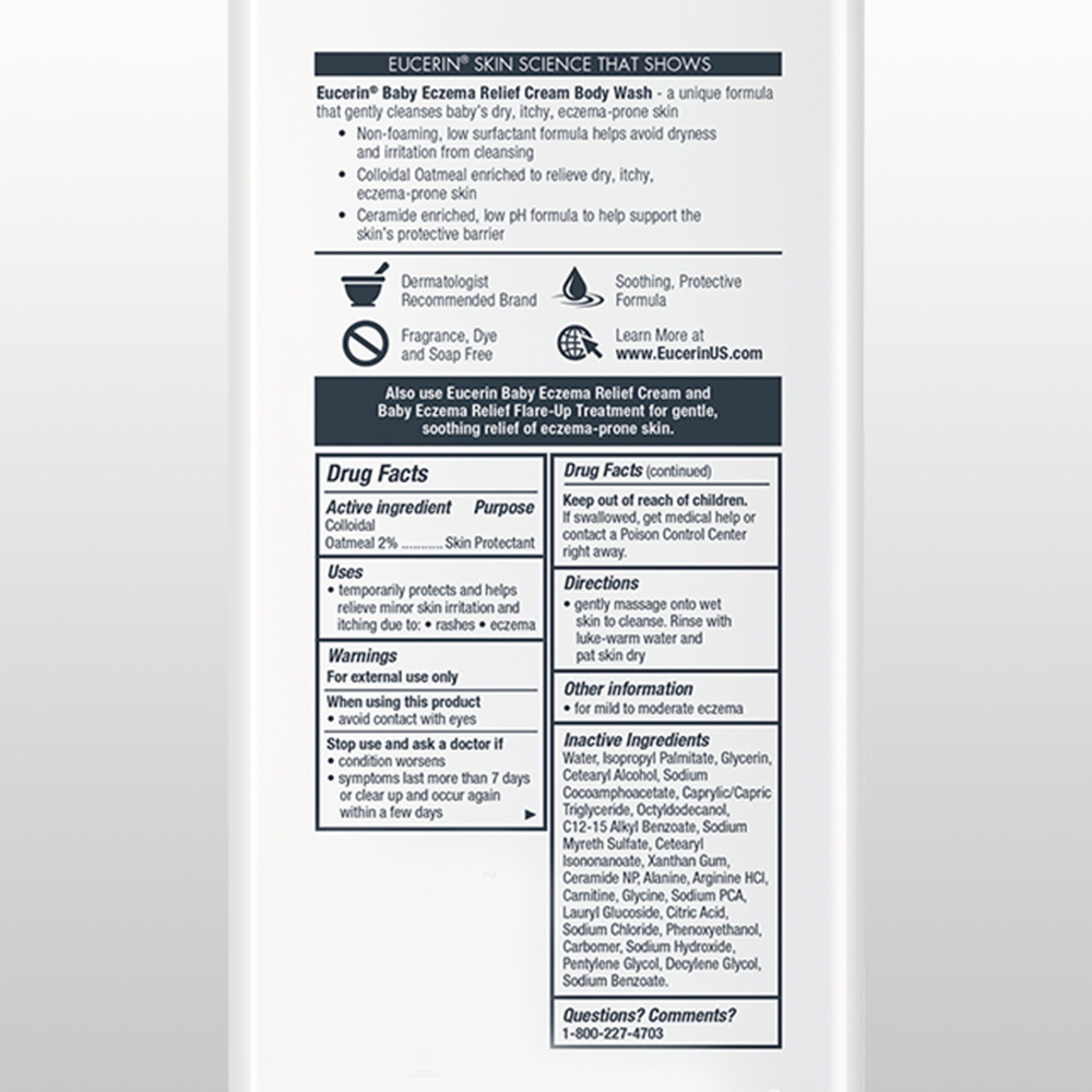 eucerin baby eczema wash