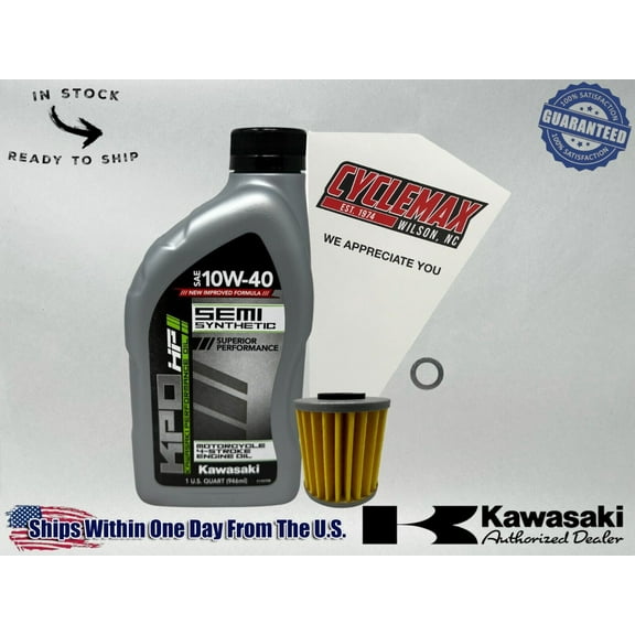 Cyclemax Semi Synthetic Oil Change Kit fits 2024 Kawasaki KX450