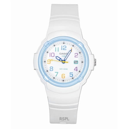 Casio Analog Bio-Based Resin Strap White Dial Quartz LX-800H-7A2V 100M Women's Watch