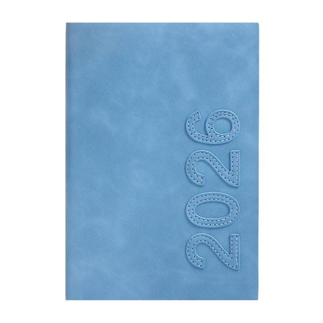 Leodye 1PCS Dated Schedule Planner Compact Practical Home office Daily Date Note Planner Notebook -8.46x5.83x0.79 in