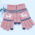 thumbnail image 5 of Guantes de Invierno Mujeres Guantes de Punto de Invierno Pantalla Completa de Dedos Guantes Amarillos Claros Protector Solar Al Aire Libre de las Mujeres Calientes Guantes de Manga Larga de Brazo Suav, 5 of 5