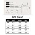 thumbnail image 4 of Women Scoop Neck Spaghetti Strap Ribbed Tank Tops Basic Slim Fitted Camisole Sleeveless Layering Shirts, 4 of 6