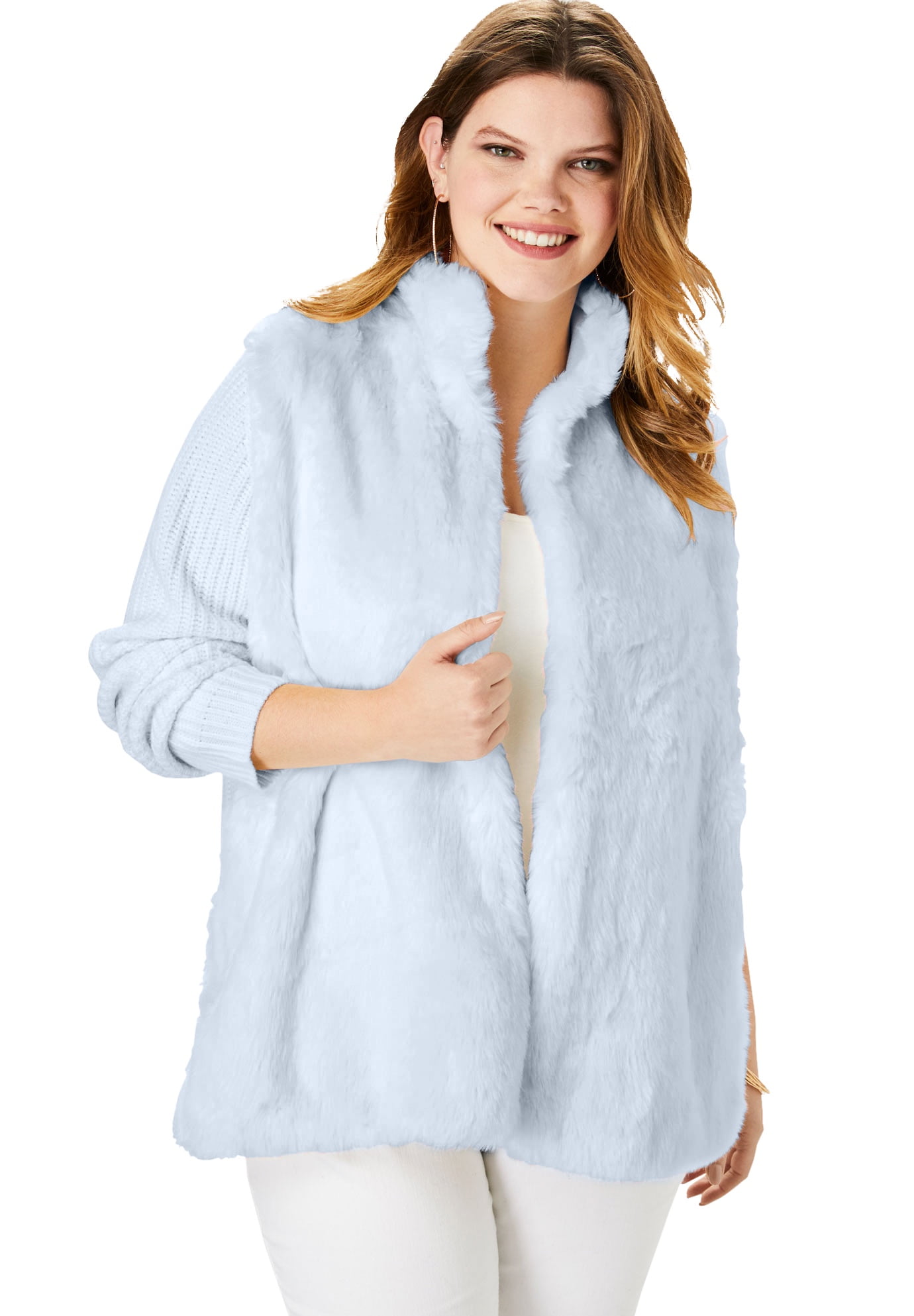 faux fur cardigan womens