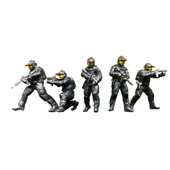 5 Modelos de Soldados Comando Rusos a Escala 1/64 para
