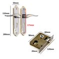 thumbnail image 2 of Mortise Front Back Lever Latch Durable Aluminum Alloy Door Lock Set With Handle, 2 of 10