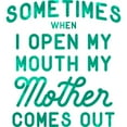 thumbnail image 2 of CafePress - Sometimes When I Open My Mouth Green Mug - 11 oz Ceramic Mug - Novelty Coffee Tea Cup, 2 of 4