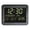 Black, variant on Square LCD Digital Clock Temperature Sensors Easy Operation Azan Clock For Home Office Desk Decoration Use