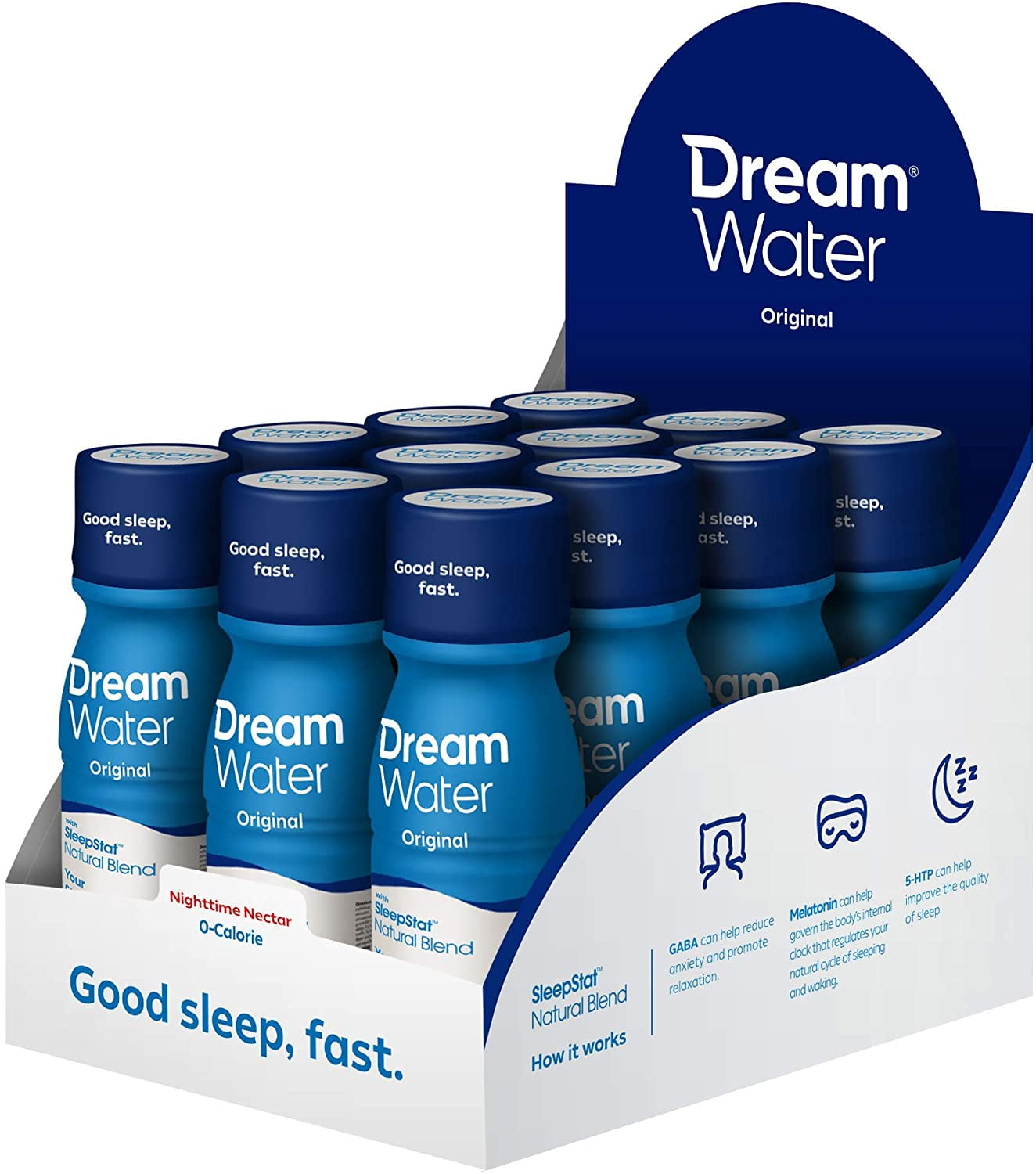 Dream Water Nighttime Nectar 0Calorie Sleep & Relaxation Shot, 2.5 fl