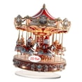 thumbnail image 3 of Carrusel Acrílico Decorativo Navidad Placa con Base Ornamento de Carrusel Decoración de Mesa Material Acrílico Estilo 2D Adecuado para Decoración Estilo A, 3 of 8