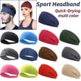 thumbnail image 3 of Bandeau de Sport, Bande Anti-Transpiration Extensible pour Course Yoga Basketball Tennis Mise en Forme et Entraînement, 3 of 7