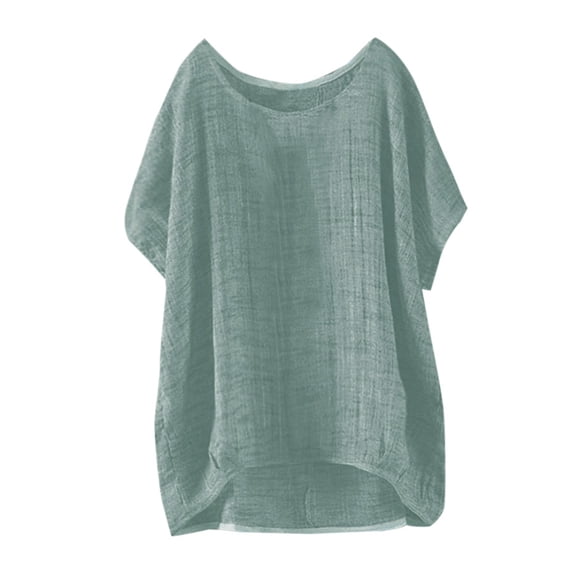 Shirts for Women Casual Pullover Sleeve T Shirt Thin Short Top Blouse Loose Blouse Womens Fashion Clothing