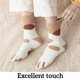 thumbnail image 3 of Worallymy mujeres lindos calcetines dibujos animados gato pata invierno Coral vellón terciopelo grueso hogar cálido dormir calcetines Worallymy JD735815424, 3 of 7