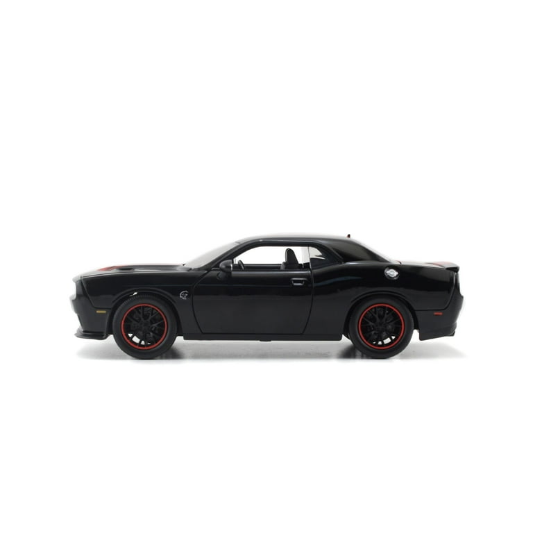 2015 Dodge Challenger SRT Hellcat Black with Red Stripes 1