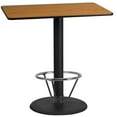 thumbnail image 3 of Flash Furniture 24" x 42" Laminate Top Pub Table in Natural, 3 of 4