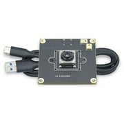 Lightweight 20MP IMX230 Industrial Camera 5344x4016 75/90 Degree Auto Focusing USB3.0 Camera with Microphone For Office Home