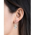 thumbnail image 4 of Aretes COLGANTES Casa del Anillo Ángel Zirconias Oro Sólido 10K Amarillo, 4 of 4