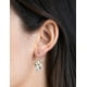 thumbnail image 4 of Aretes COLGANTES Casa del Anillo Ángel Zirconias Oro Sólido 10K Amarillo, 4 of 4
