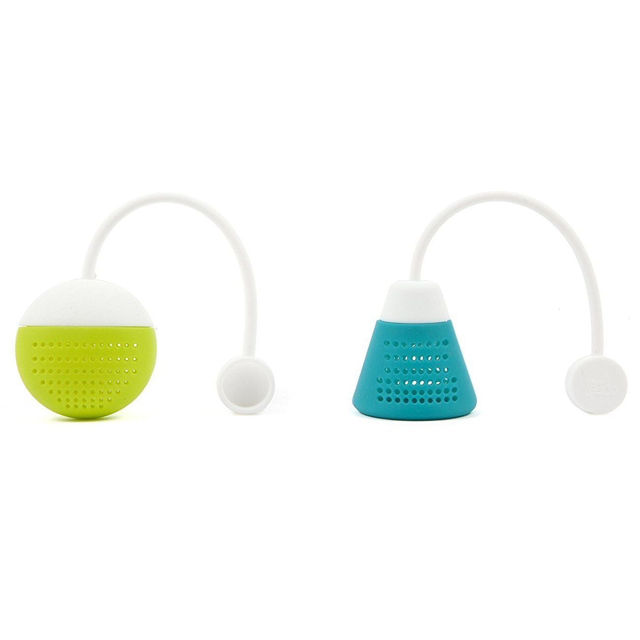Core Kitchen Essential Silicone Tea Infuser / Steeper Set of 2 (Teal