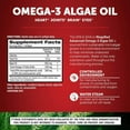 Omega3 Advanced Algae Oil 600mg, MegaRed Softgels 50 Count In A Bottle