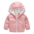 thumbnail image 4 of Vividxx Toddler Rain Jacket Girls Hooded Windbreaker Jacket Lightweight Raincoat Outdoor Autumn Zippered Coat For Children 12-18 Months, 4 of 4
