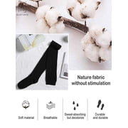 Gustave Women Girl Extra Long Fashion Thigh High Socks over the Knee High Boot Stockings Leg Warmers Lady Party Dress Black, 1 Pair
