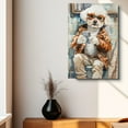 thumbnail image 4 of Bohemian Dog Siting On Toilet Poster Unframe, Bohemian Dog Canvas Frame Ready to Hang - Paintings Wall Decor - Husband Birthday Gift, 4 of 6