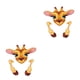 thumbnail image 4 of Wosthever De dibujos animados pegatina de Animal para interruptor de la habitación dormitorio baño interruptor de luz lindo etiqueta para jirafa 2piezas, 4 of 6