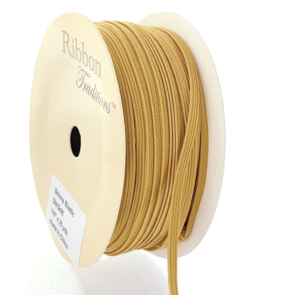 8 Yards Brown Strong & Stretchy Elastic Thread - Pack of 25 Spools
