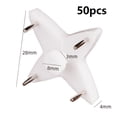 thumbnail image 1 of Picture Hooks For Hard Walls Picture Hangers For Hanging Photo Frame 50Pcs Hooks Four Corners, 1 of 5