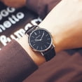 thumbnail image 3 of Sleek Minimalist Fashion with Strap Dial Men's Quartz Leather Watch Gift Watch, 3 of 3