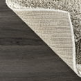 thumbnail image 2 of nuLOOM Carolyn Modern Shag Area Rug, 4' Square, Cream, 2 of 9